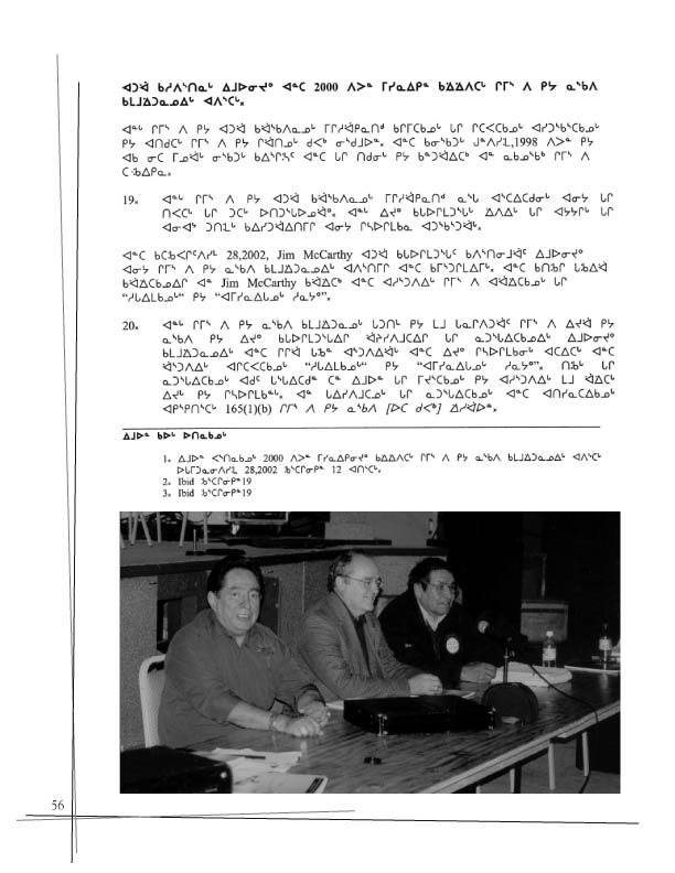 11362 CNC Annual Report 2002 Naskapi - page 56